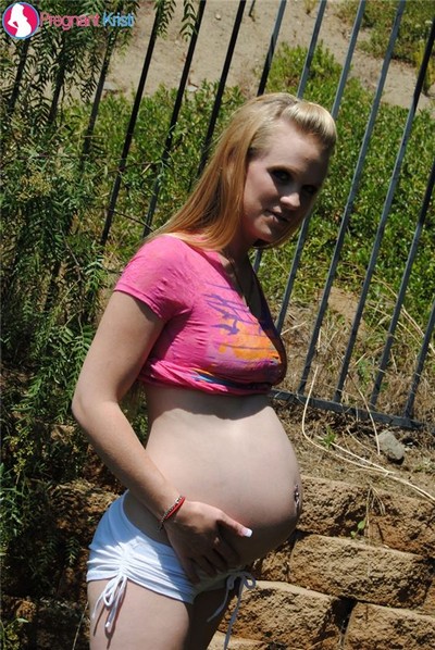 Беременная женщина устроила эротическую фотосессию - фото №12